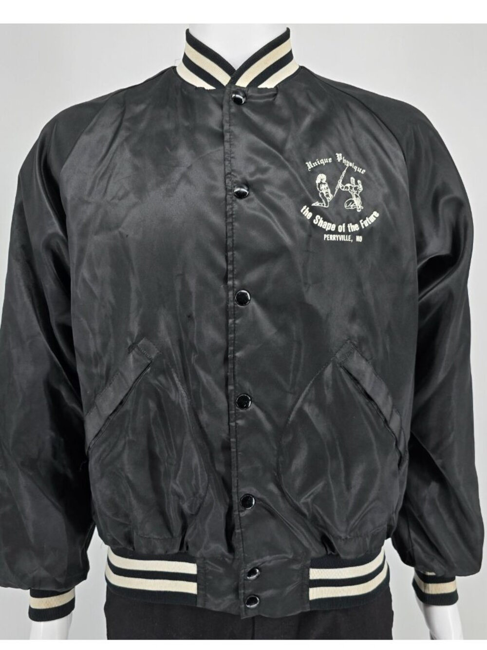 Vintage 1980s Pla-Jac by Dunbrooke "Unique Physique" Perryville, Mo Jacket (L)